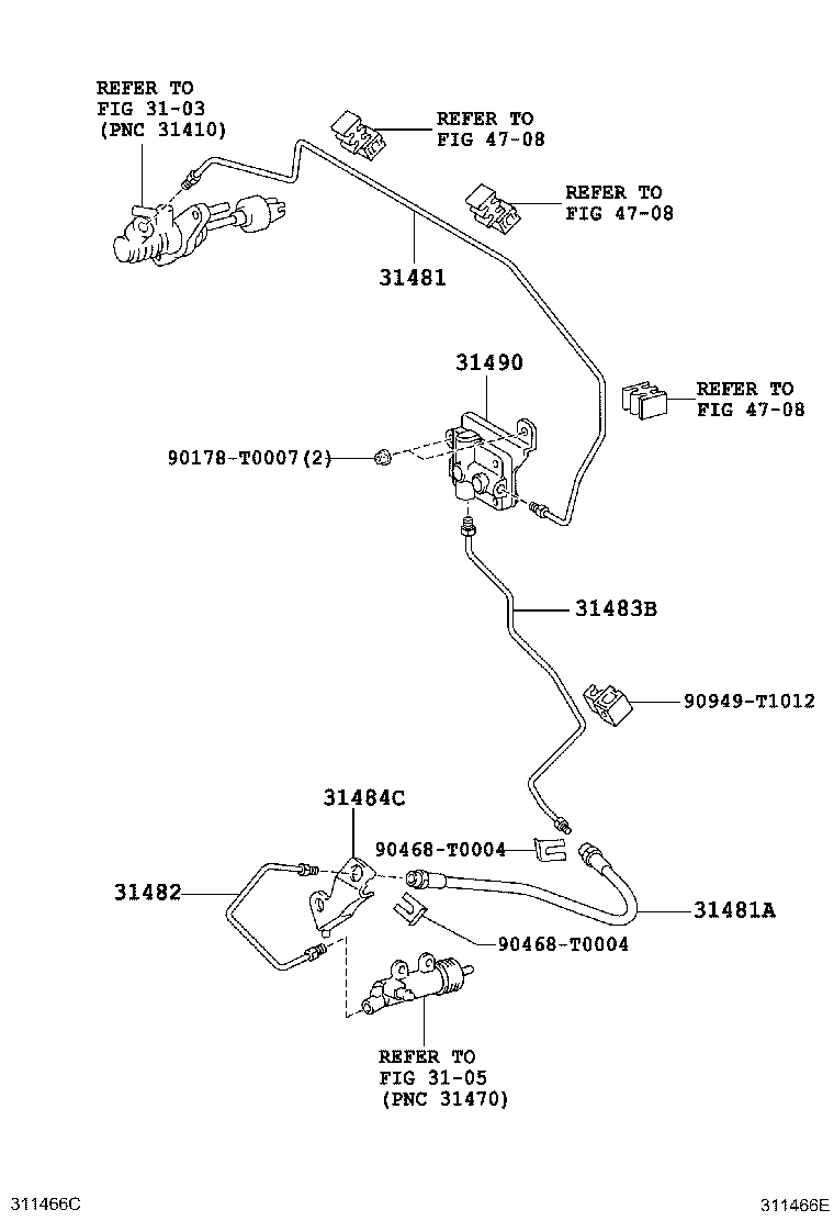 31301-0K030 PEDAL SUB-ASSY, CLUTCH product image