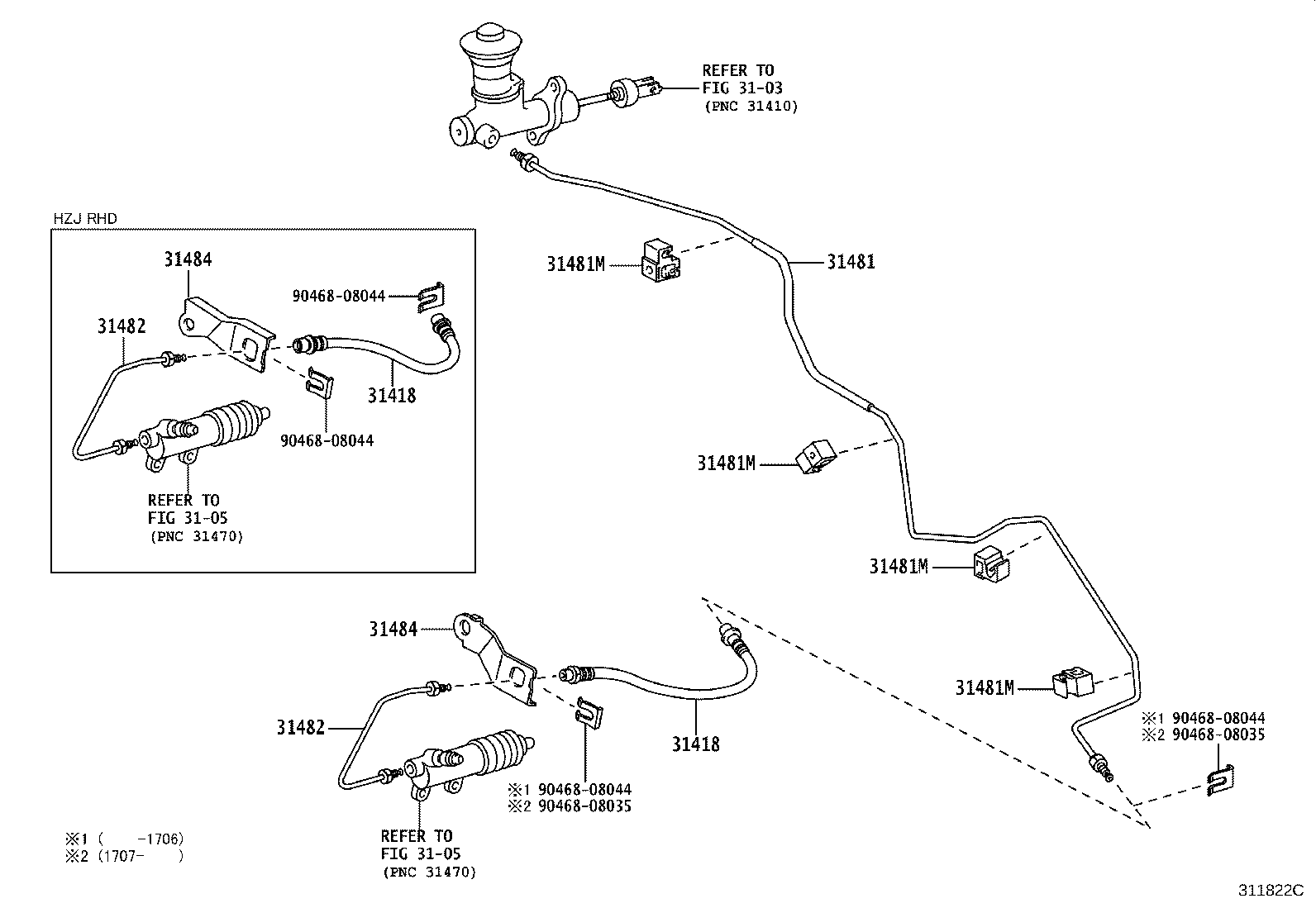 31301-60280 PEDAL SUB-ASSY, CLUTCH product image