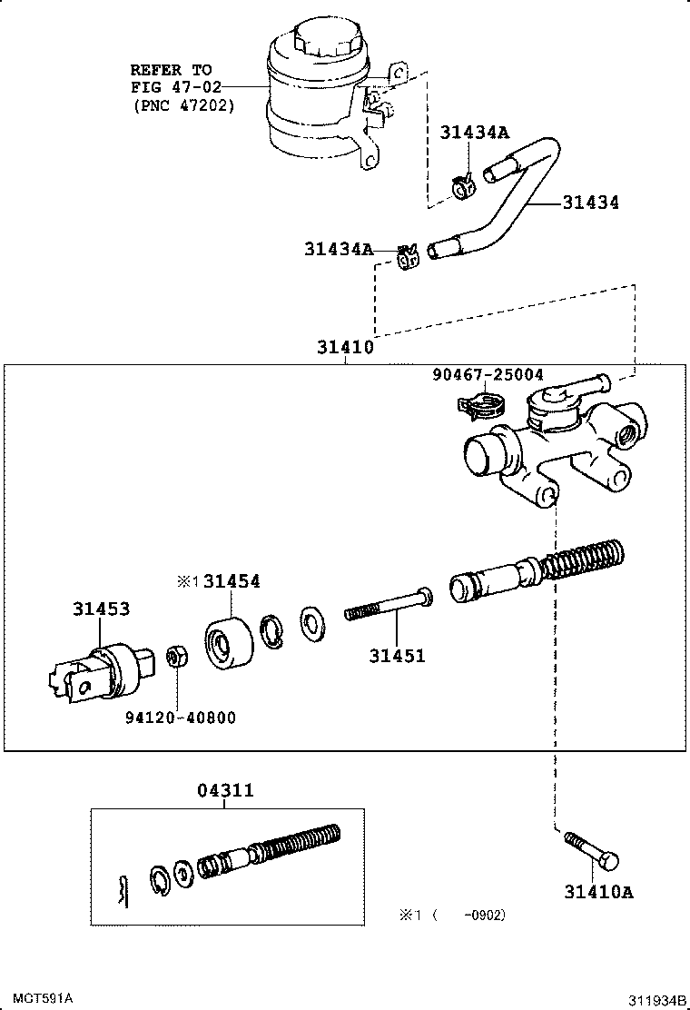 31434-36270 TUBE, CLUTCH RESERVOIR product image