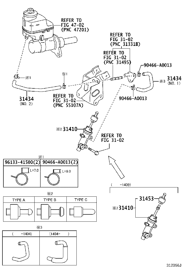31404-04020 CLEVIS, CLUTCH MASTER CYLINDER PUSH ROD product image