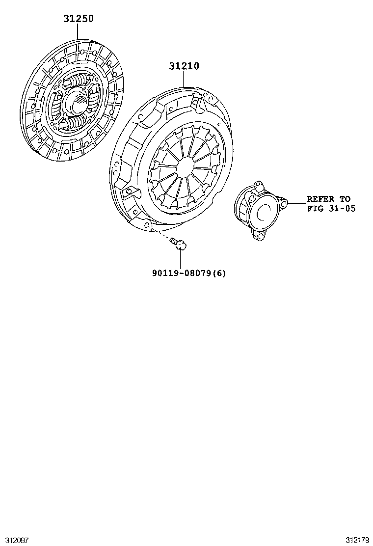 31210-12282 COVER ASSY, CLUTCH product image