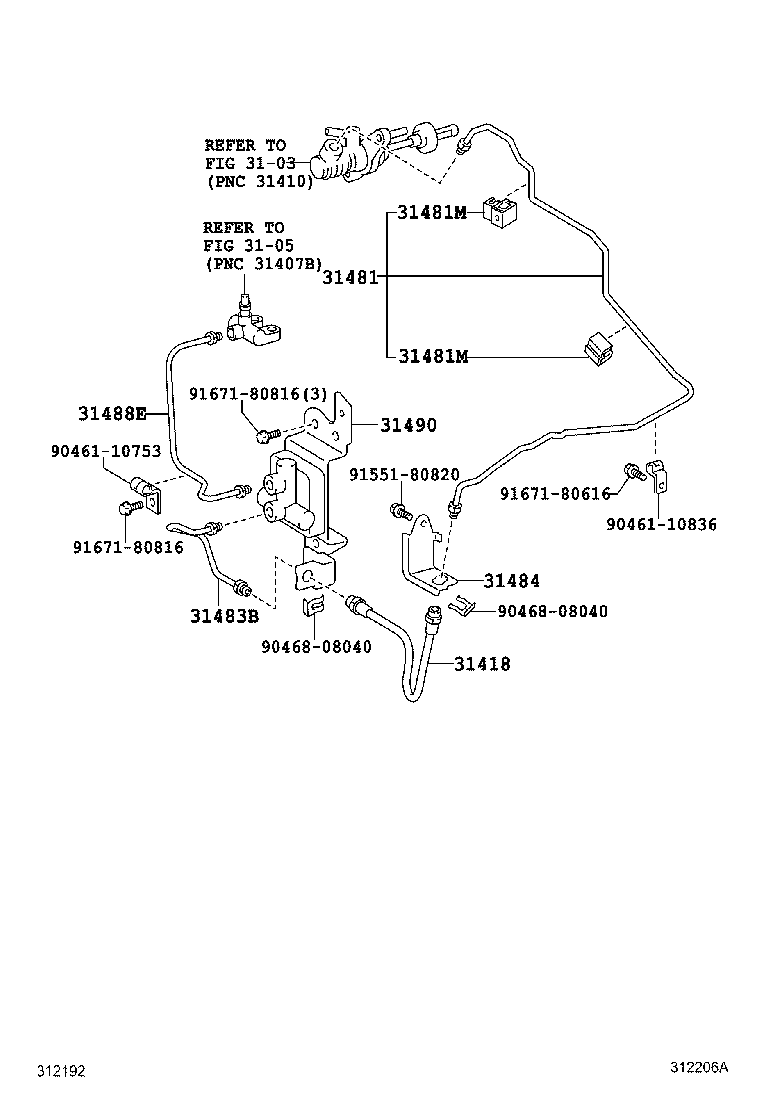 31301-12511 PEDAL SUB-ASSY, CLUTCH product image
