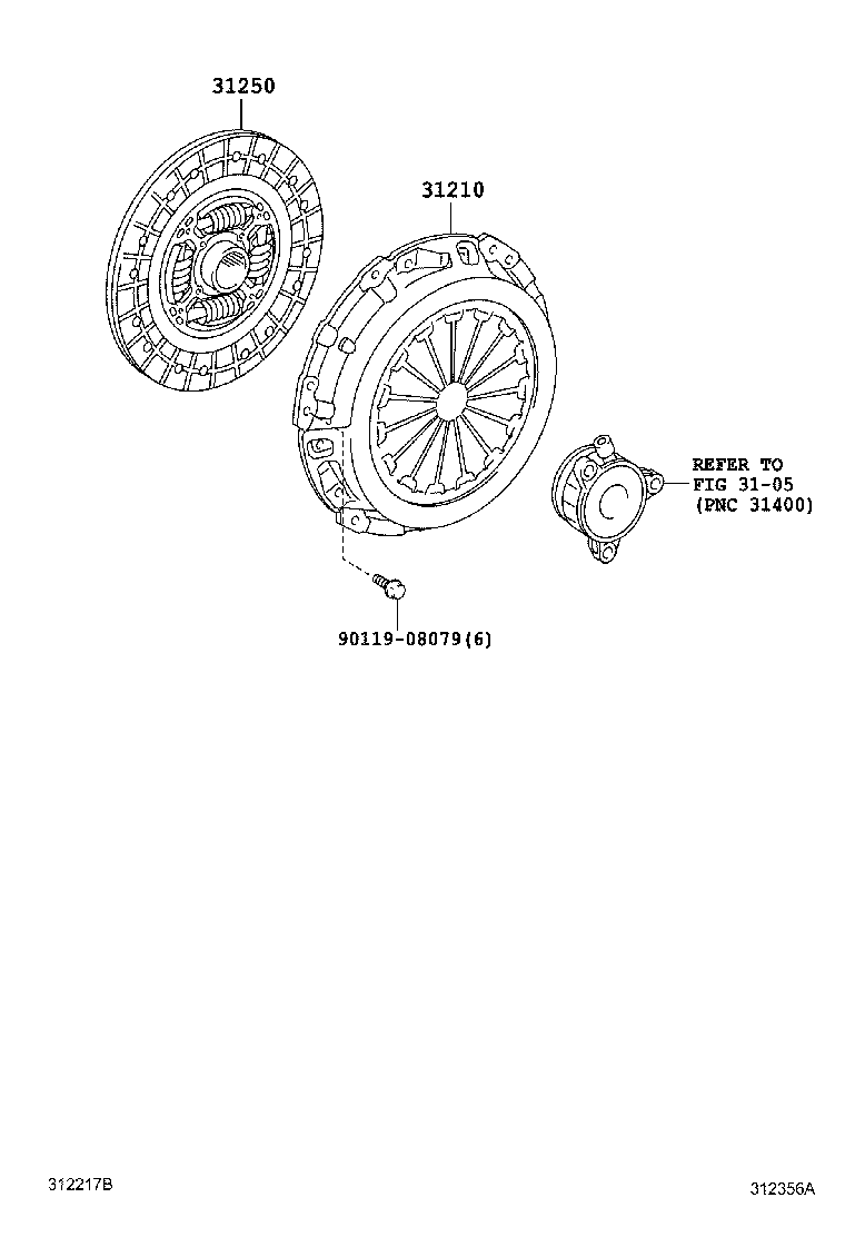 31210-33050 COVER ASSY, CLUTCH product image