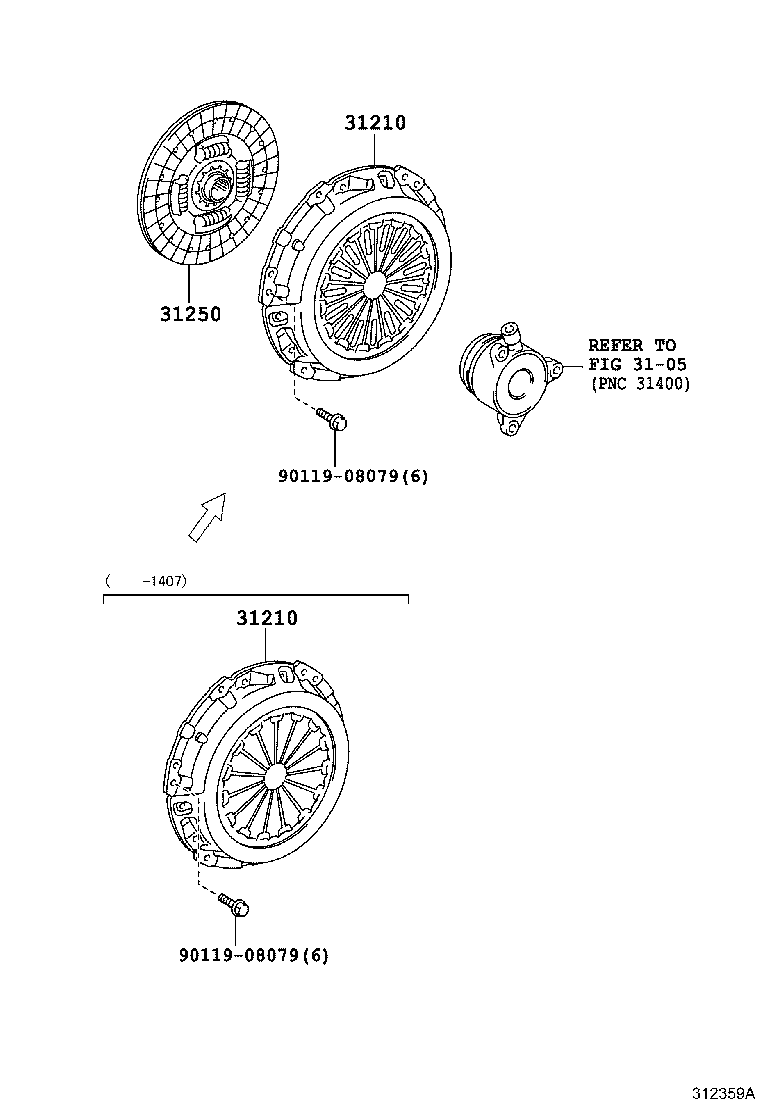 31210-12350 COVER ASSY, CLUTCH product image