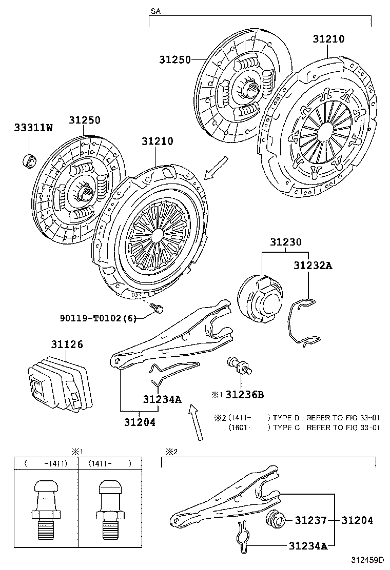 31204-0K150 FORK SUB-ASSY, CLUTCH RELEASE product image