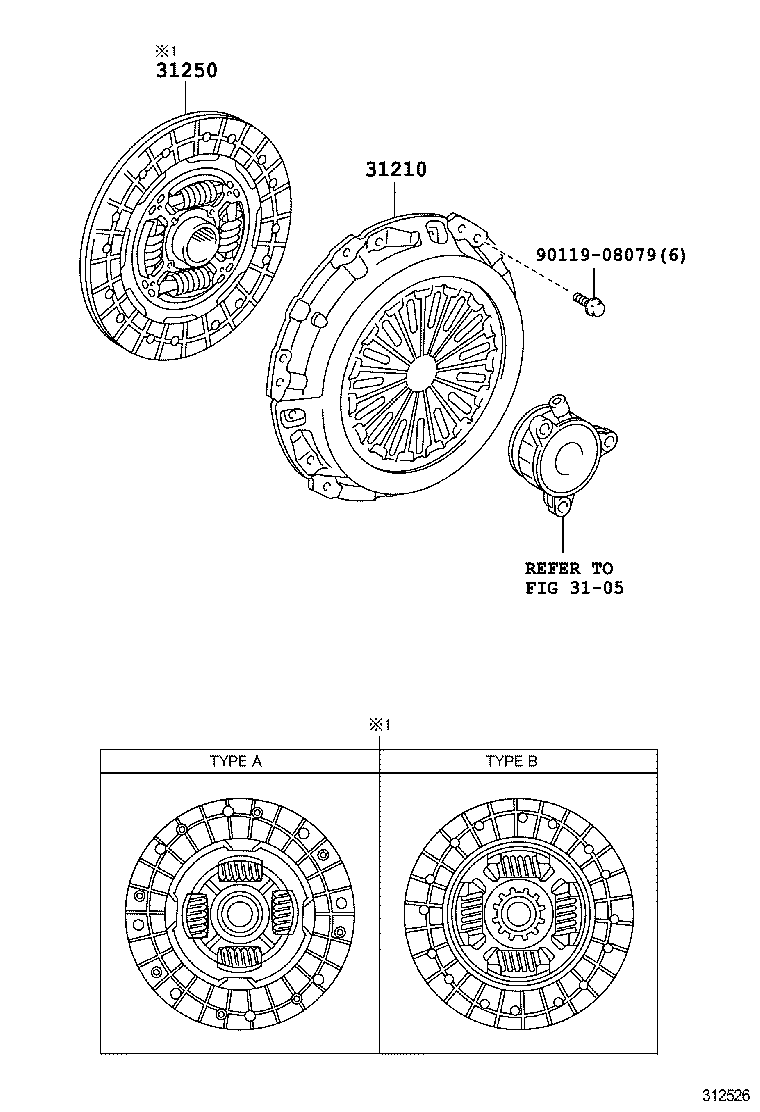 31210-02310 COVER ASSY, CLUTCH product image
