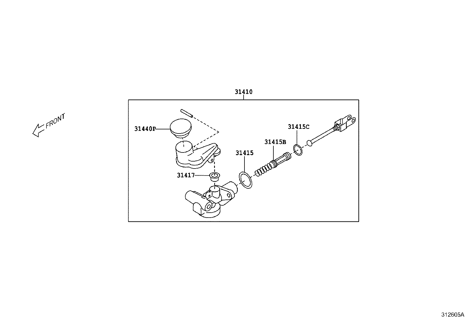 SU003-00994 GASKET, CLUTCH MASTER CYLINDER product image