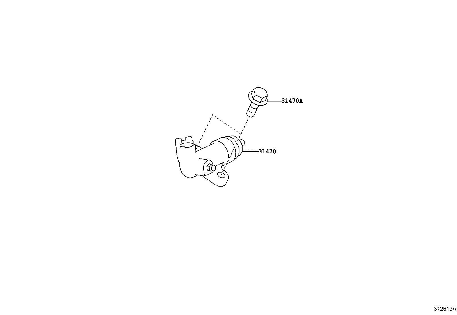 SU003-00808 CYLINDER ASSY, CLUTCH RELEASE product image