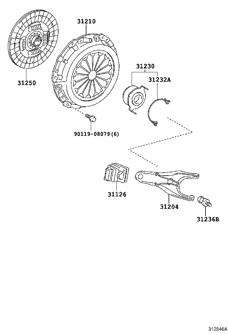 31210-02290 COVER ASSY, CLUTCH product image