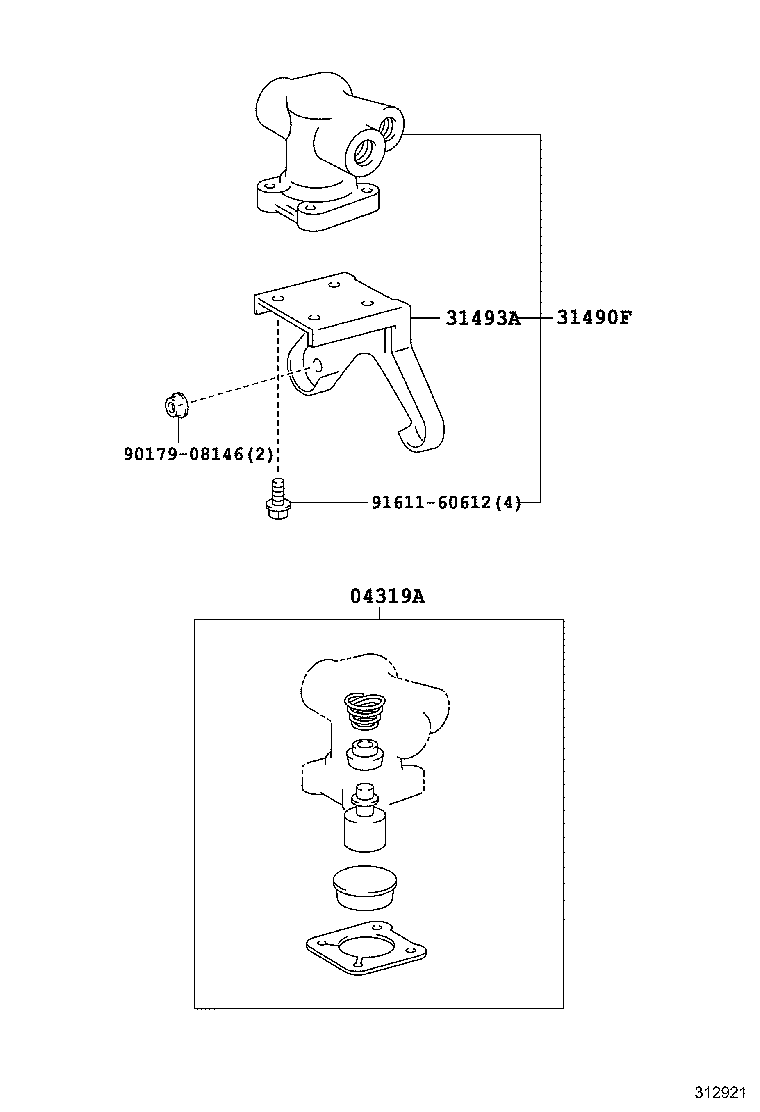 31454-60030 BOOT, CLUTCH MASTER CYLINDER product image