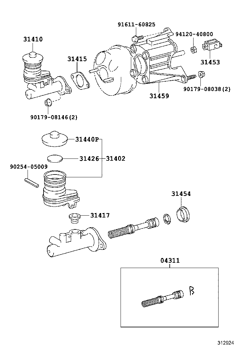 31454-60030 BOOT, CLUTCH MASTER CYLINDER product image