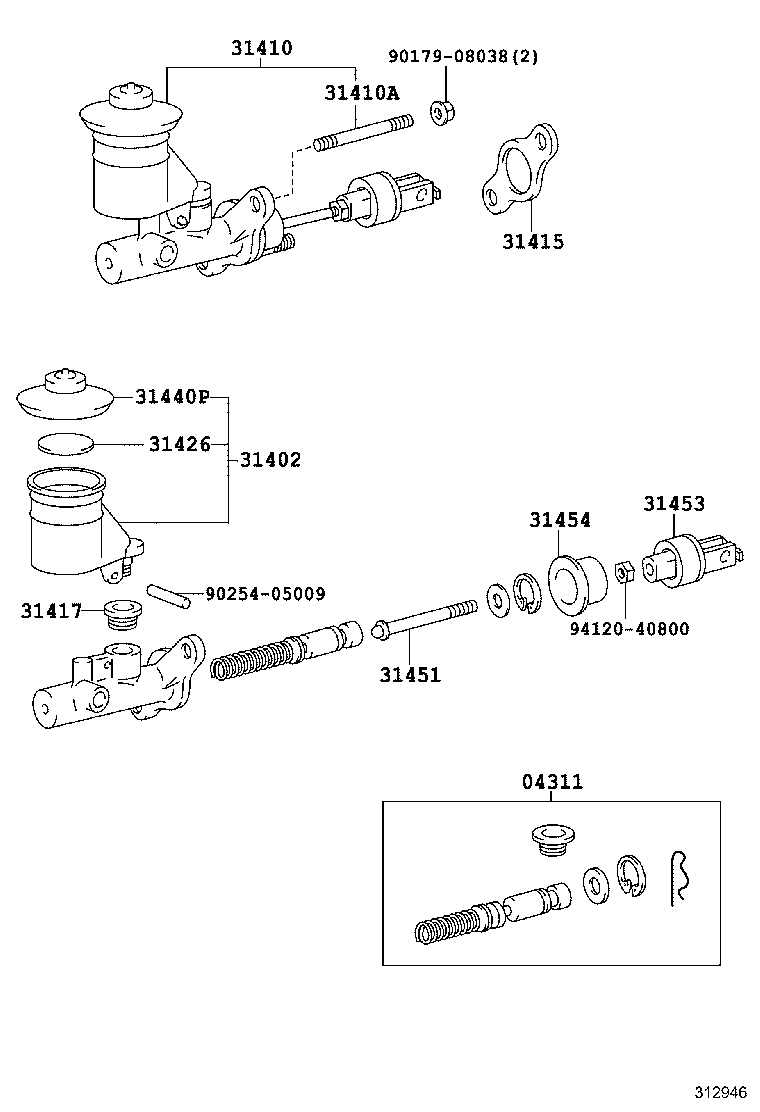 31434-42010 TUBE, CLUTCH RESERVOIR product image