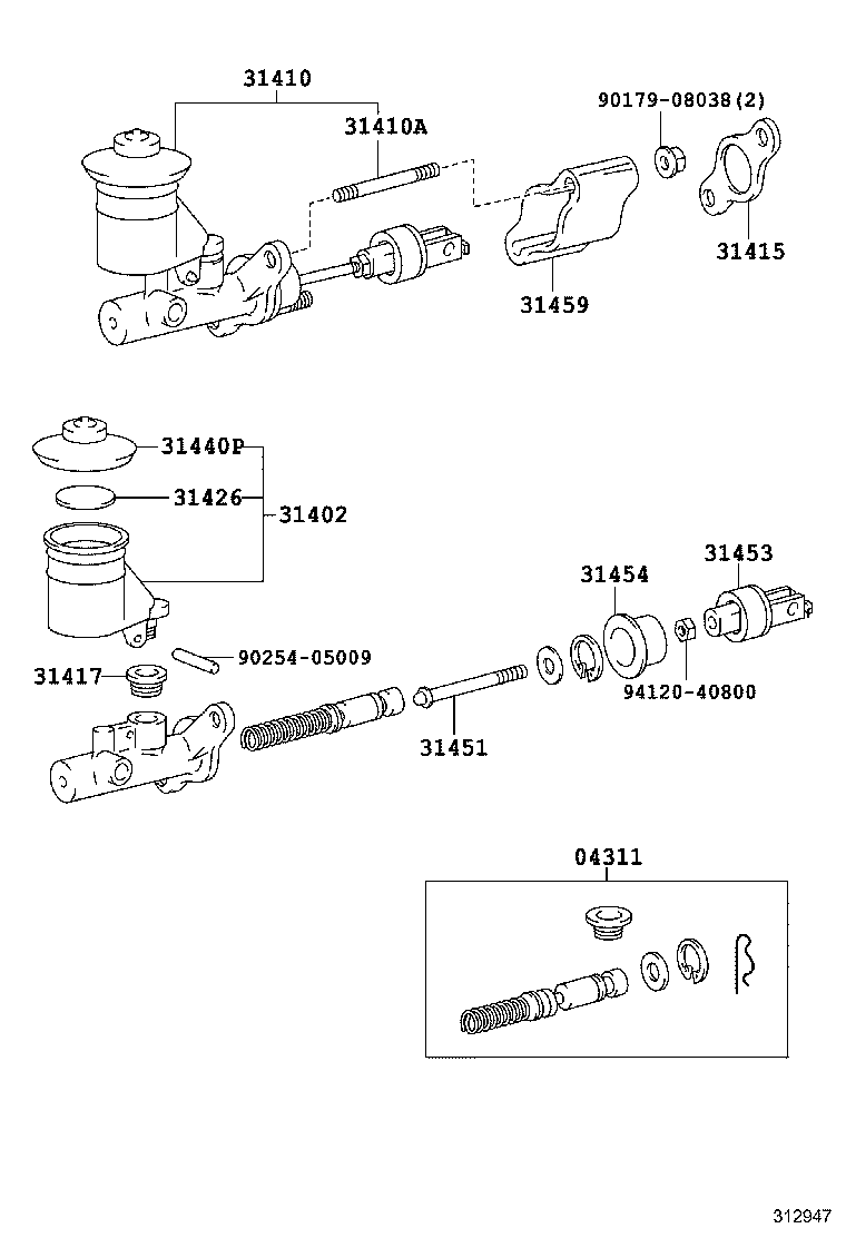 31434-42010 TUBE, CLUTCH RESERVOIR product image