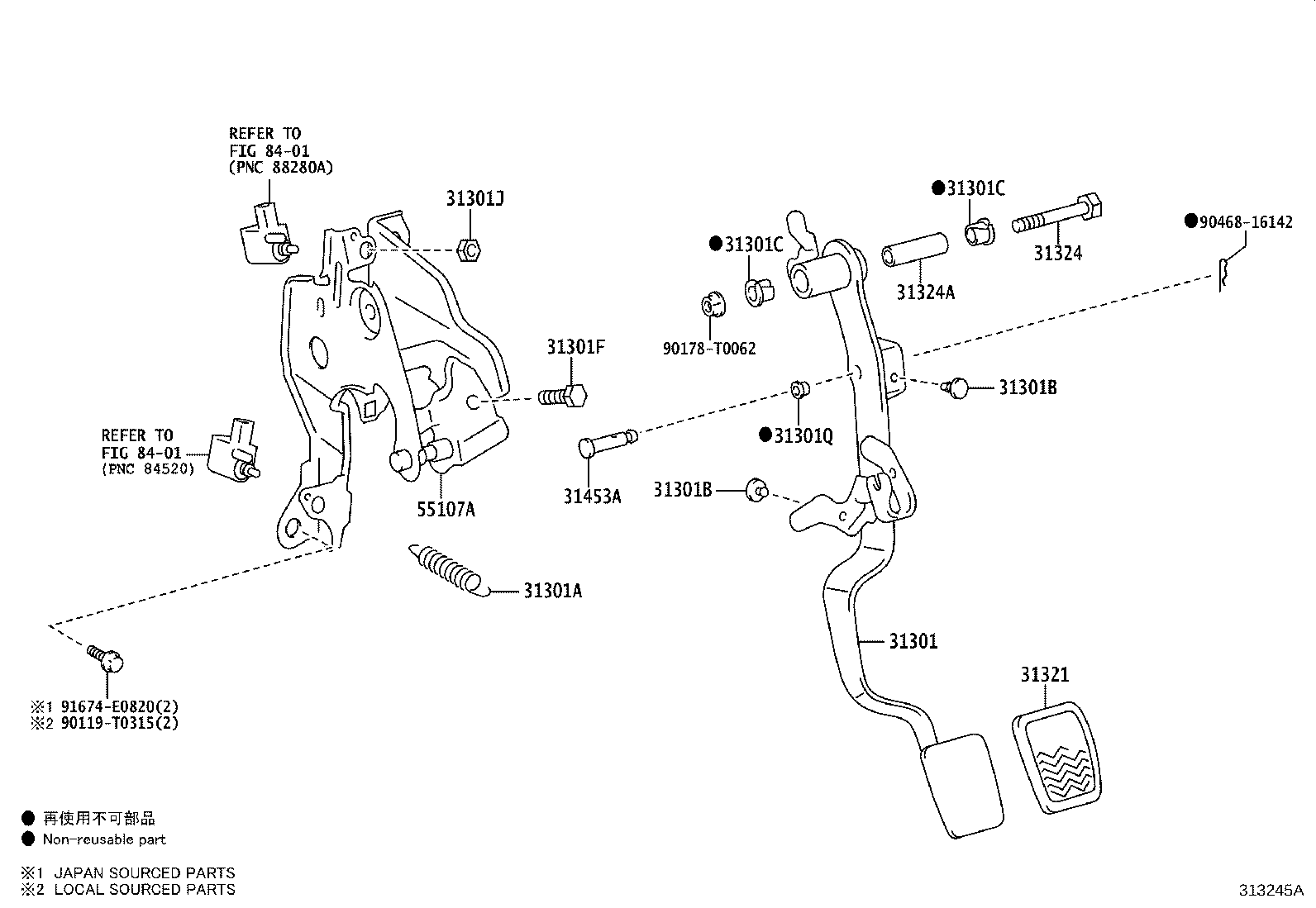 31482-0D210 TUBE, CLUTCH RELEASE CYLINDER TO FLEXIBLE HOSE product image