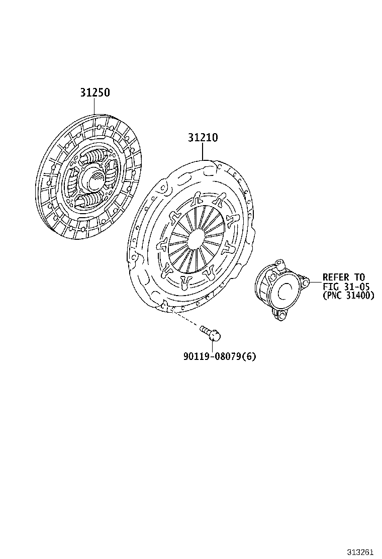 31204-0D050 FORK SUB-ASSY, CLUTCH RELEASE product image