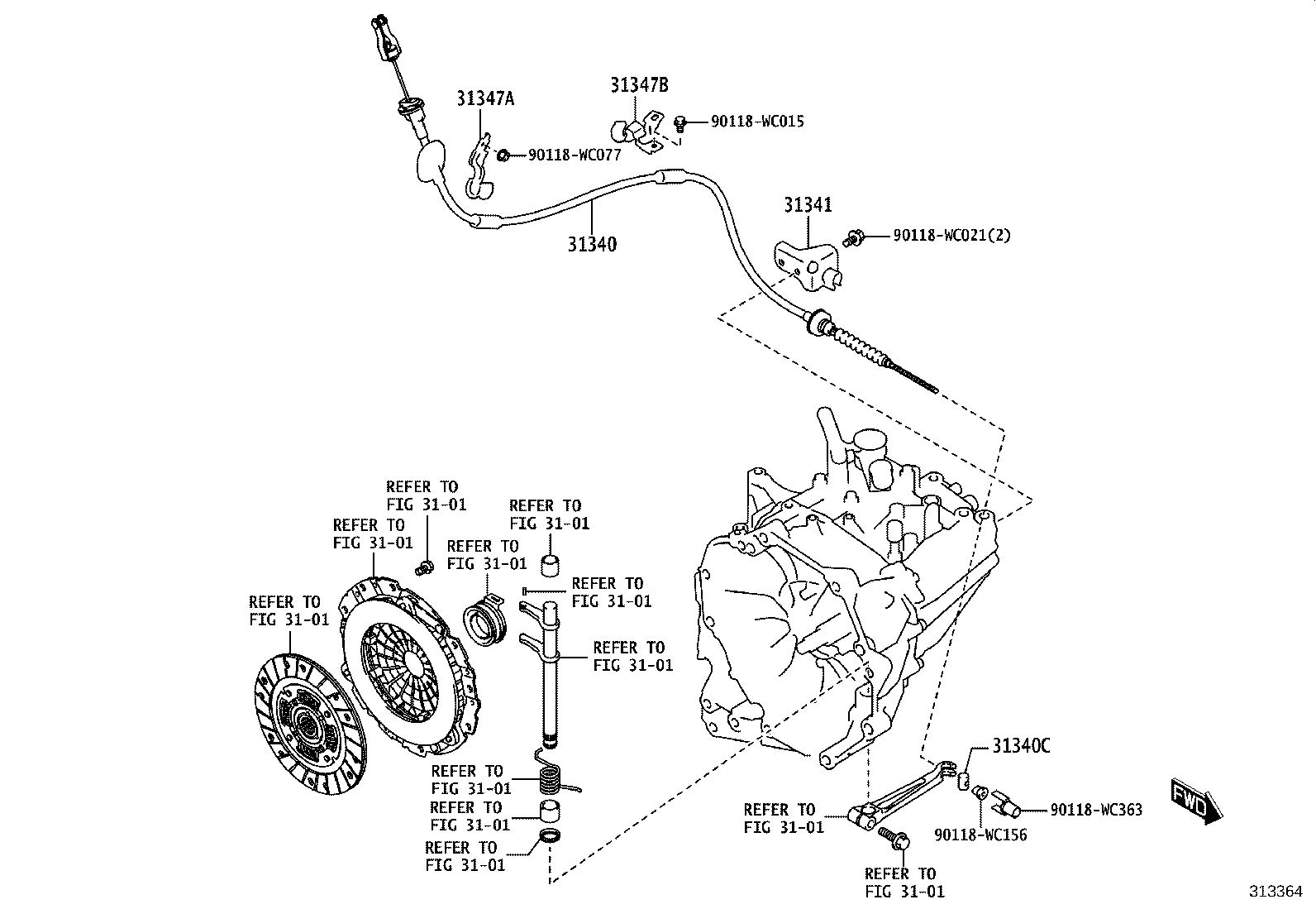 90118-WC073 NUT(FOR CLUTCH PEDAL STOPPER) product image