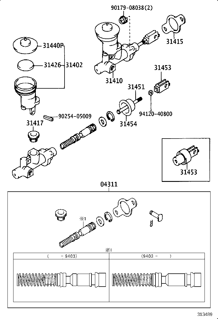 31402-35070 RESERVOIR SUB-ASSY, CLUTCH MASTER CYLINDER product image