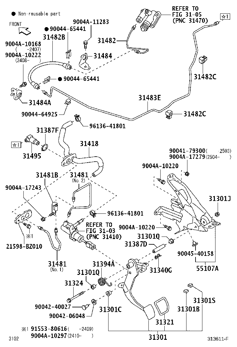 47240-BZ010 HOSE, CLUTCH product image