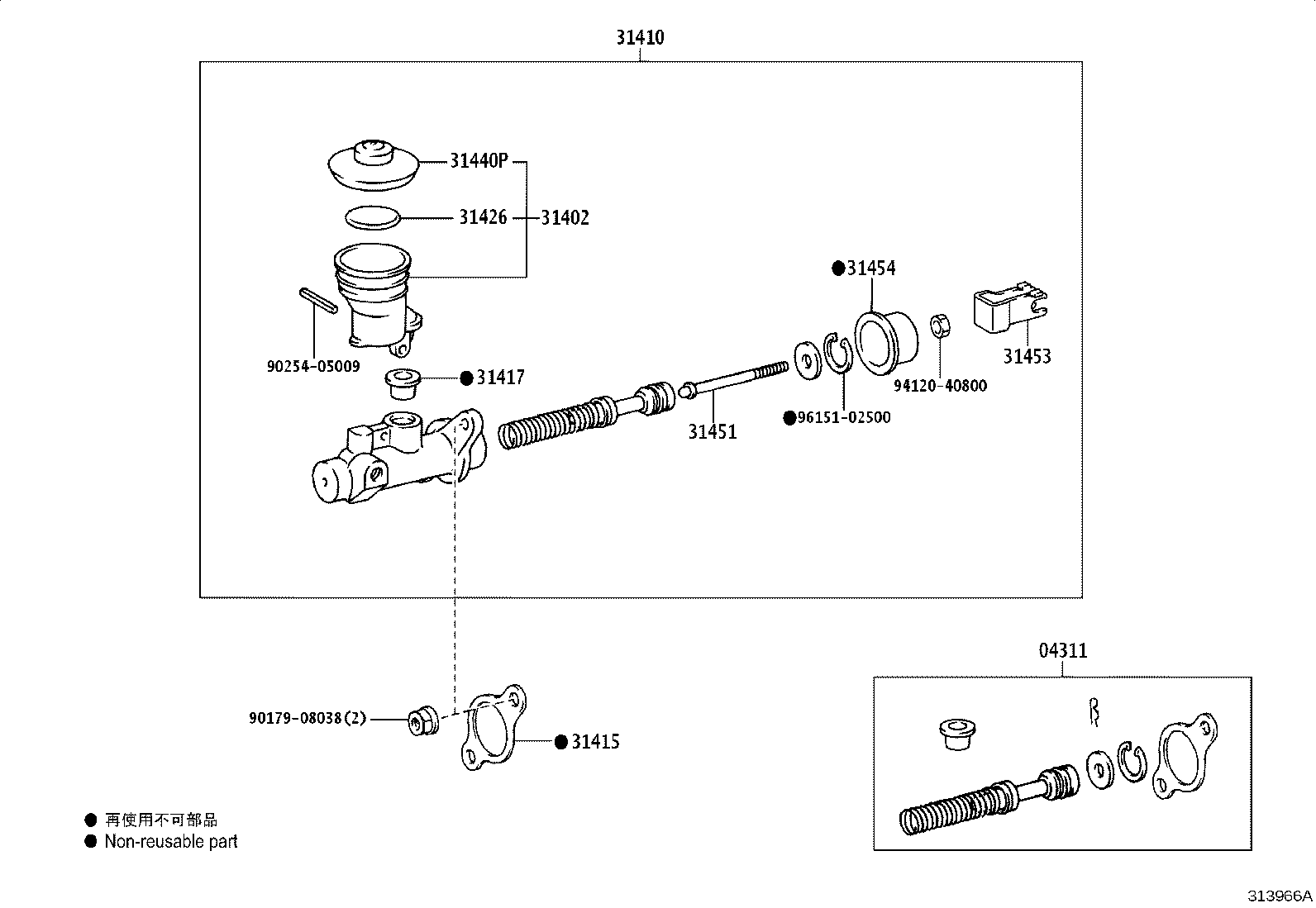 31434-60040 TUBE, CLUTCH RESERVOIR product image