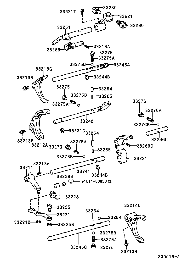 33251-35161 LEVER, SHIFT & SELECT product image