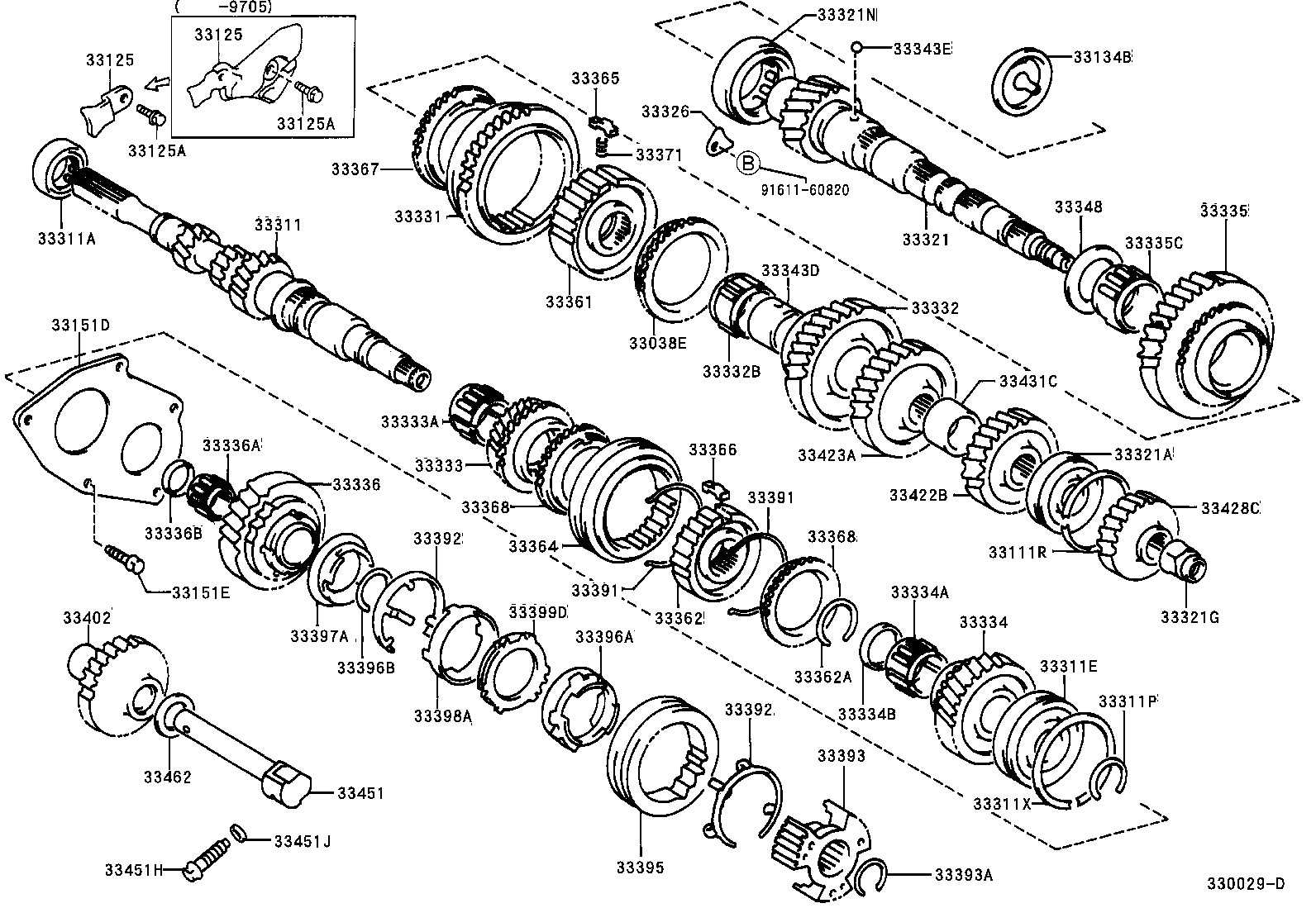 33034-17032 GEAR, 3RD product image