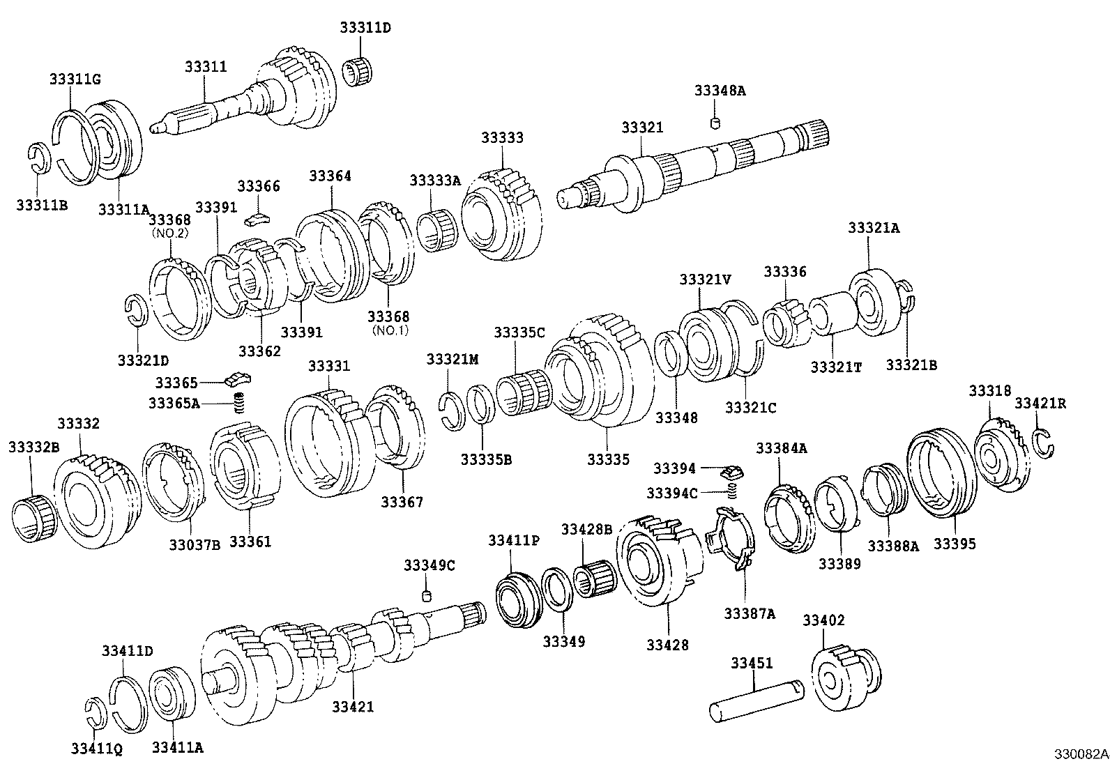 33481-26020 GEAR, SPEEDOMETER DRIVE (MTM) product image