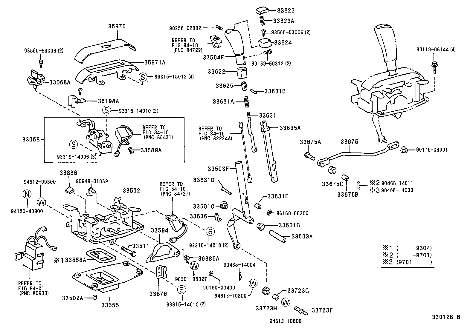 33570-24010 RETAINER SUB-ASSY, CONTROL SHIFT LEVER (FOR FLOOR SHIFT) product image