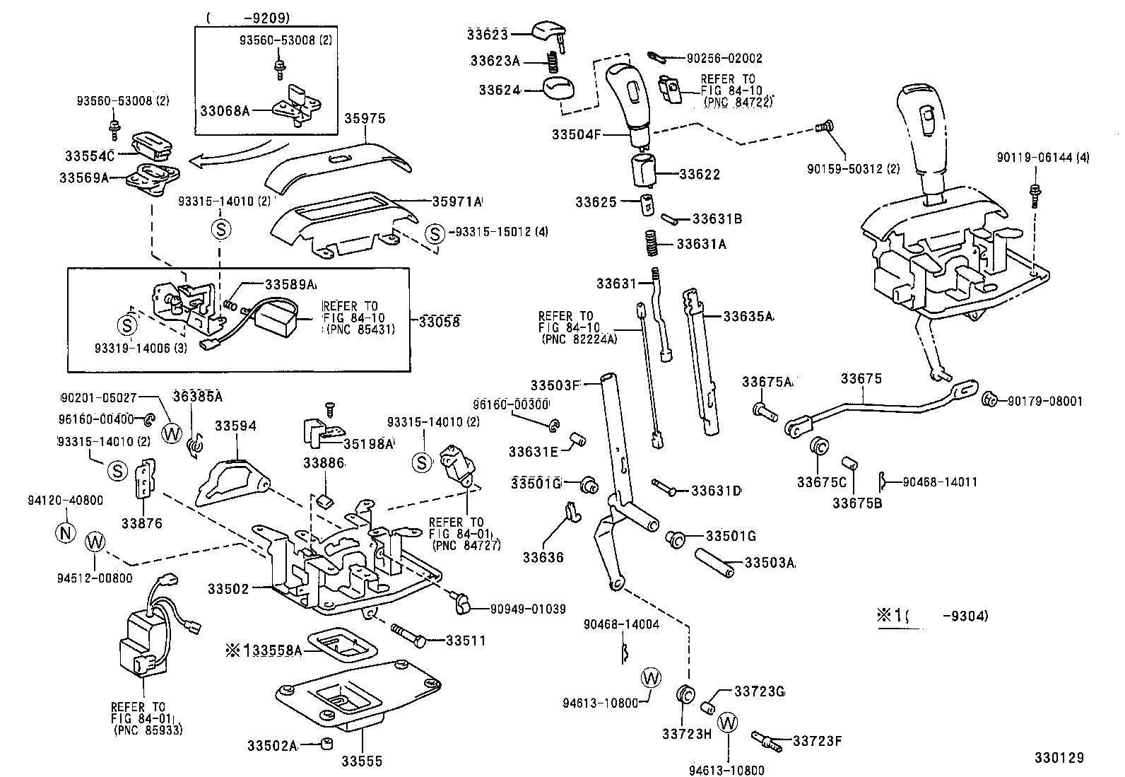 33502-24070 PLATE SUB-ASSY, SHIFT LEVER product image