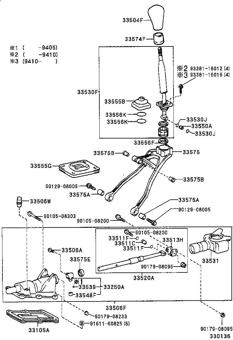 33502-24070 PLATE SUB-ASSY, SHIFT LEVER product image