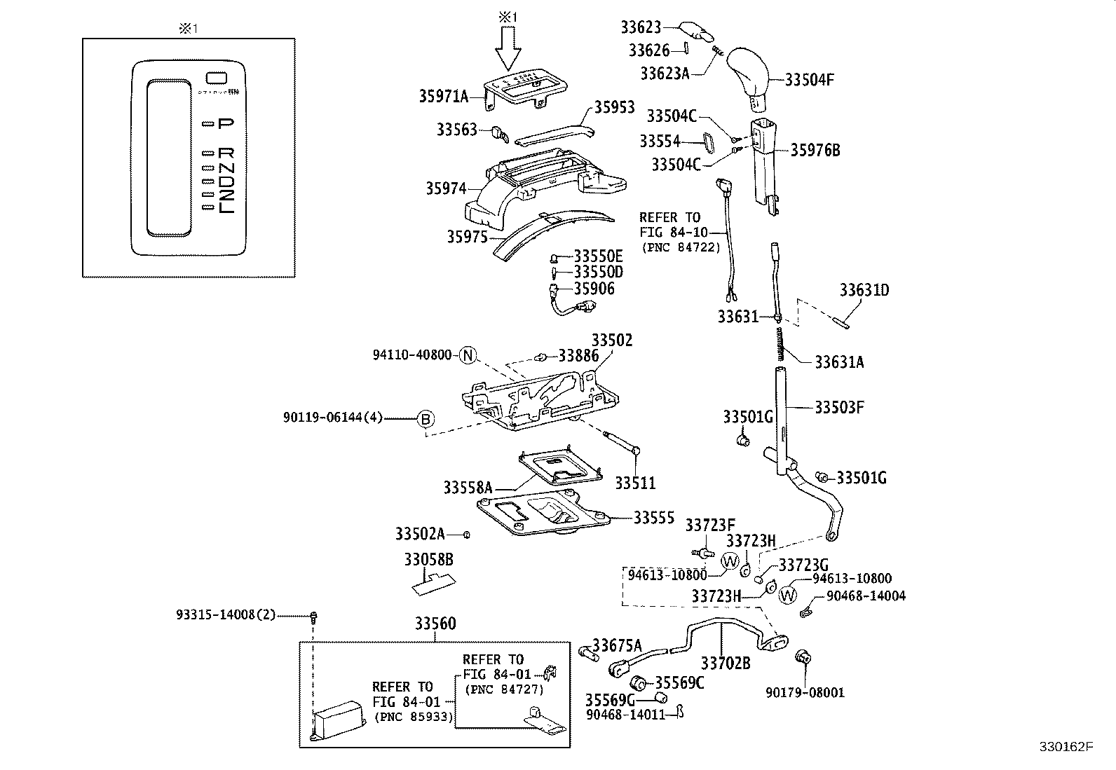 33556-14041 SEAT, TRANSMISSION SHIFT LEVER BALL product image