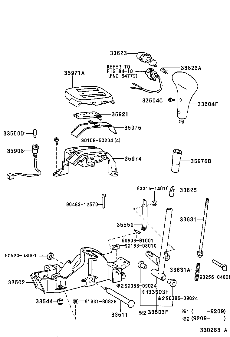 33608-12031 SUPPORT SUB-ASSY, SELECTING BELLCRANK product image