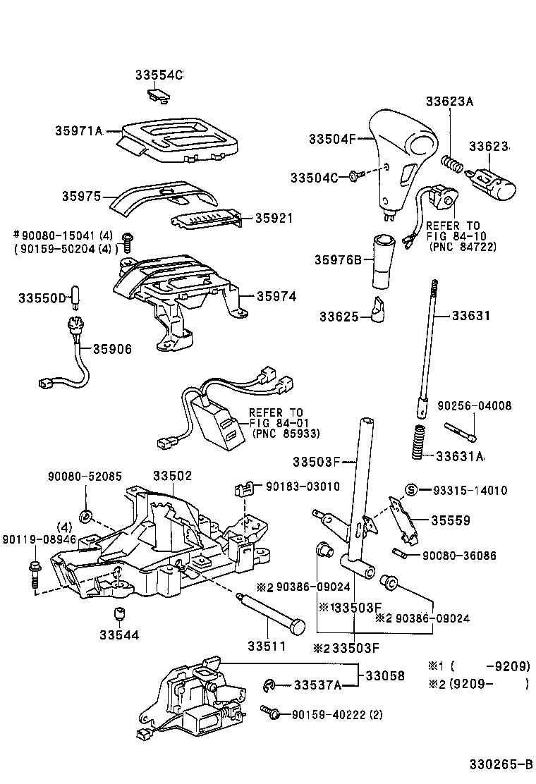 33058-02010 BRACKET SUB-ASSY, SHIFT LOCK SOLENOID product image