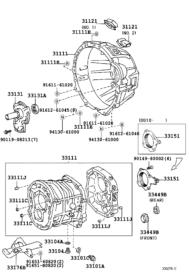 90080-11418 BOLT(FOR TRANSAXLE & ENGINE SETTING) product image