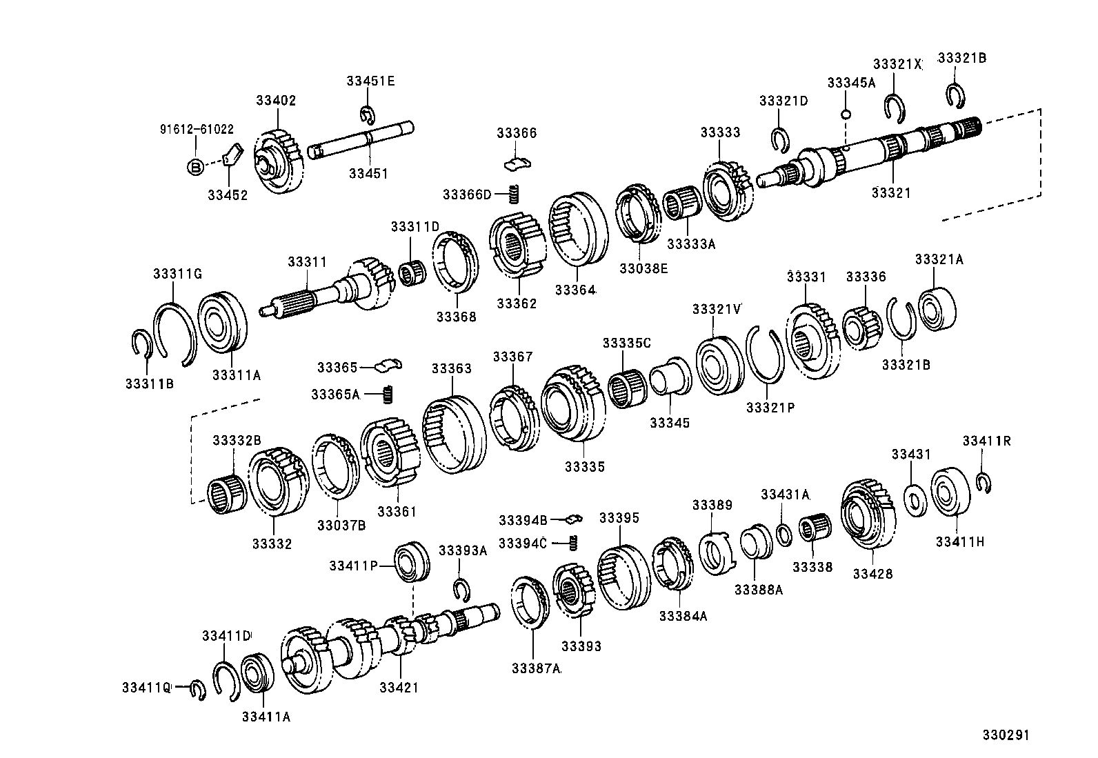 33481-14020 GEAR, SPEEDOMETER DRIVE (MTM) product image