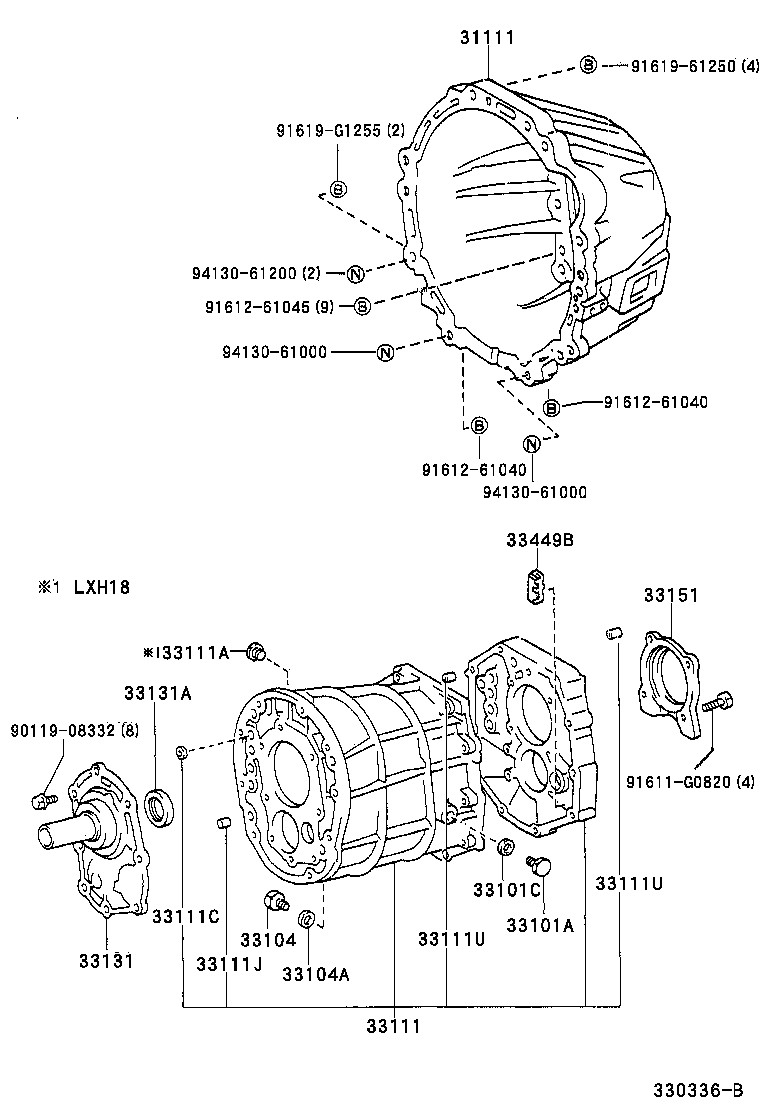 31111-25030 HOUSING, CLUTCH product image