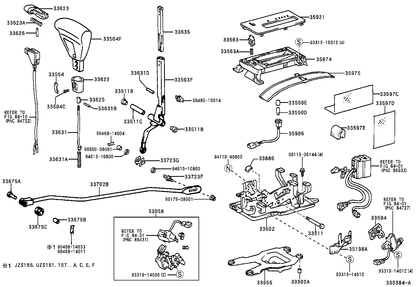 33501-30570 SHAFT SUB-ASSY, CONTROL (FOR FLOOR SHIFT) product image