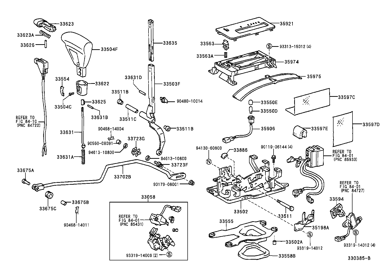 33501-30570 SHAFT SUB-ASSY, CONTROL (FOR FLOOR SHIFT) product image