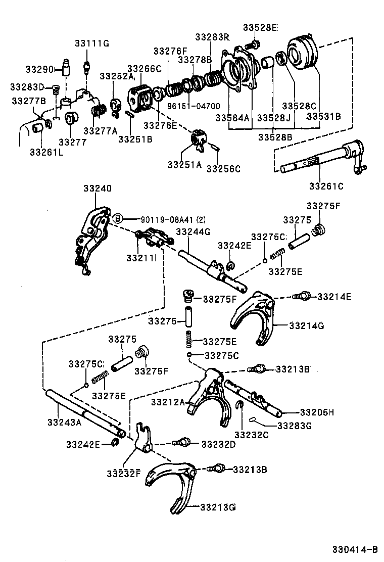 33230-20010 FORK, GEAR SHIFT, NO.3 product image