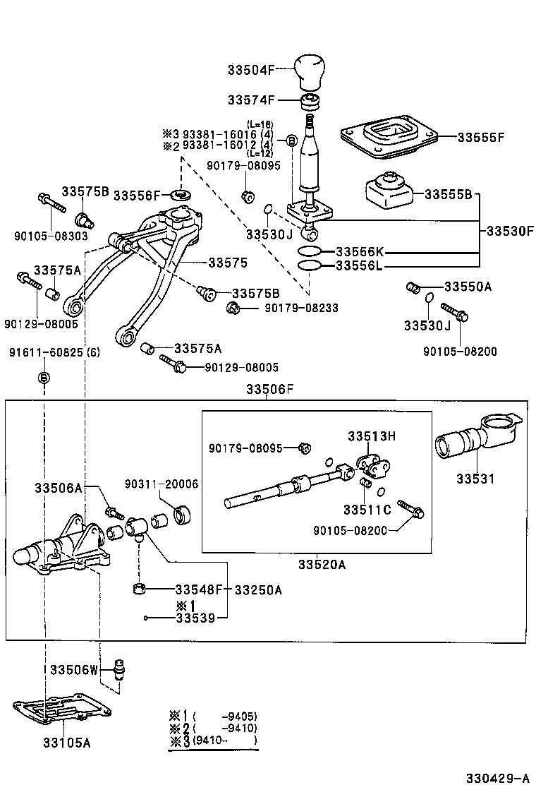 33058-14040 BRACKET SUB-ASSY, SHIFT LOCK SOLENOID product image