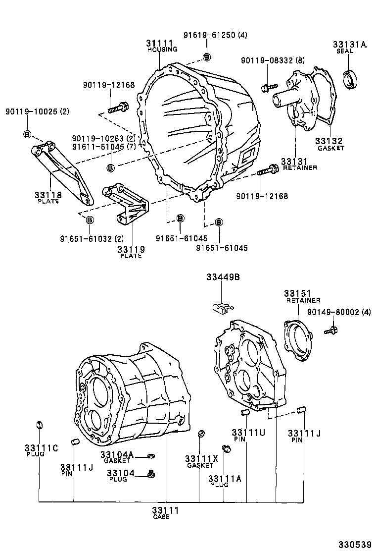 33119-60050 PLATE, STIFFENER, LH(MTM) product image
