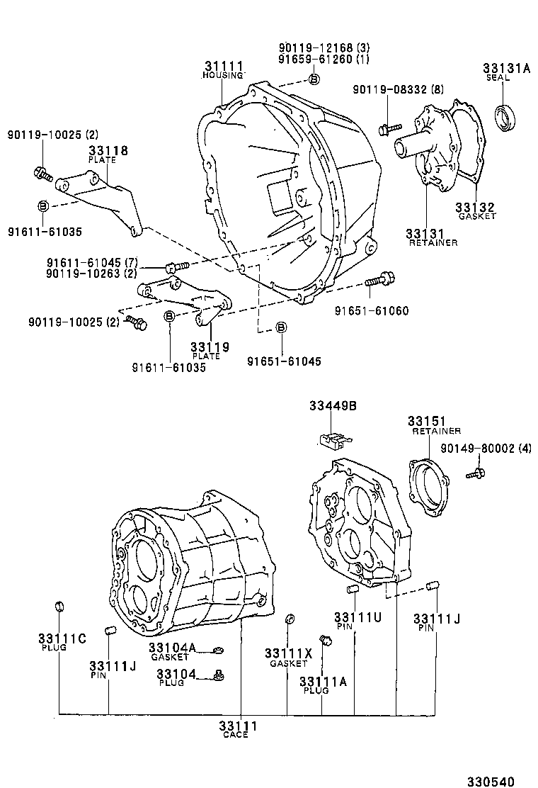 33119-60050 PLATE, STIFFENER, LH(MTM) product image