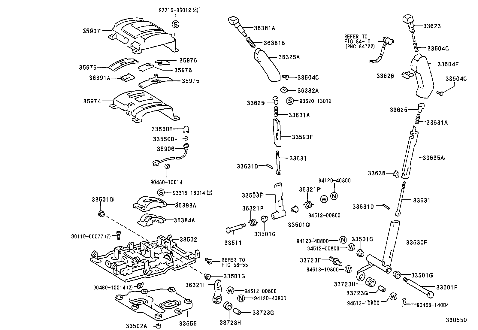 33530-35220 LEVER ASSY, SHIFT (FOR FLOOR SHIFT) product image