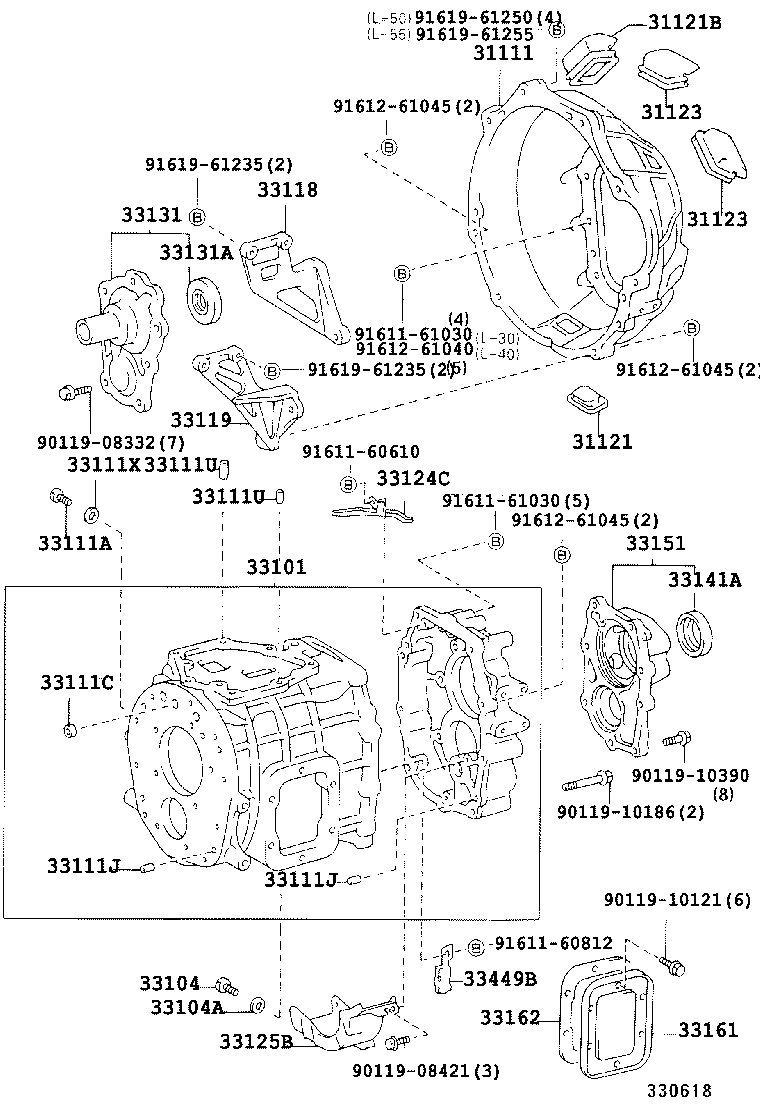31111-37050 HOUSING, CLUTCH product image