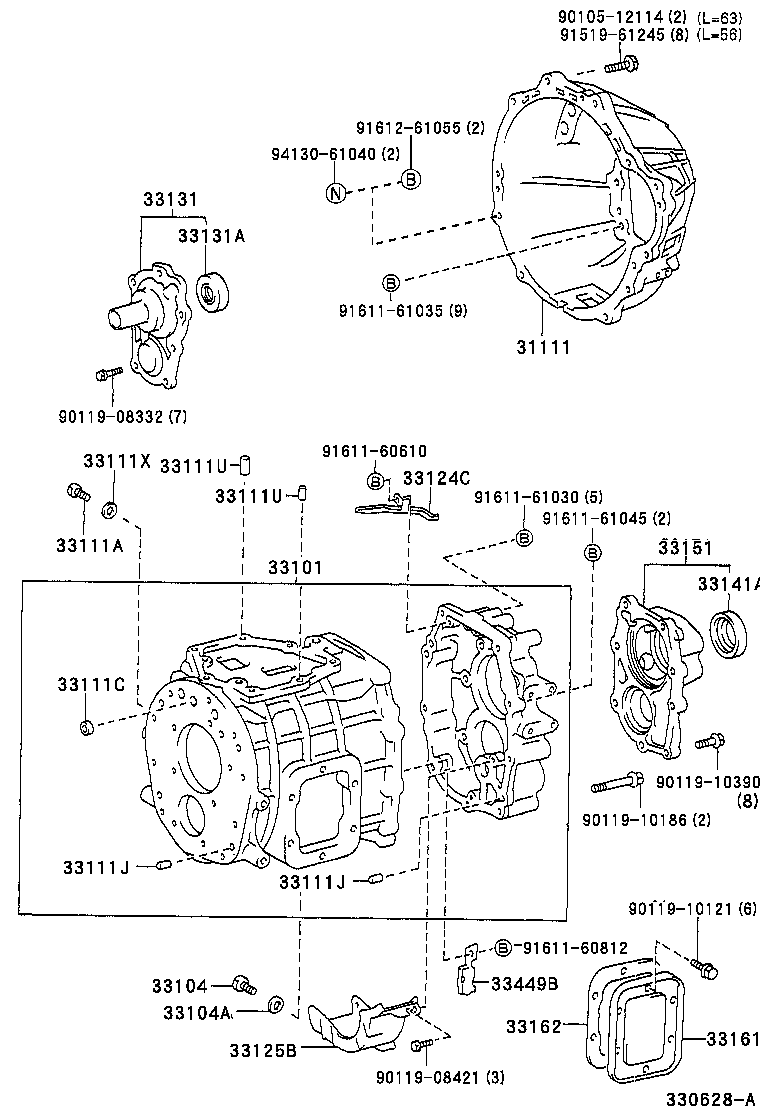 31111-37050 HOUSING, CLUTCH product image
