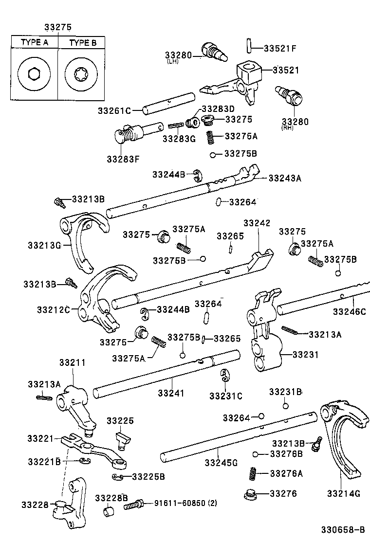 33251-35151 LEVER, SHIFT & SELECT product image