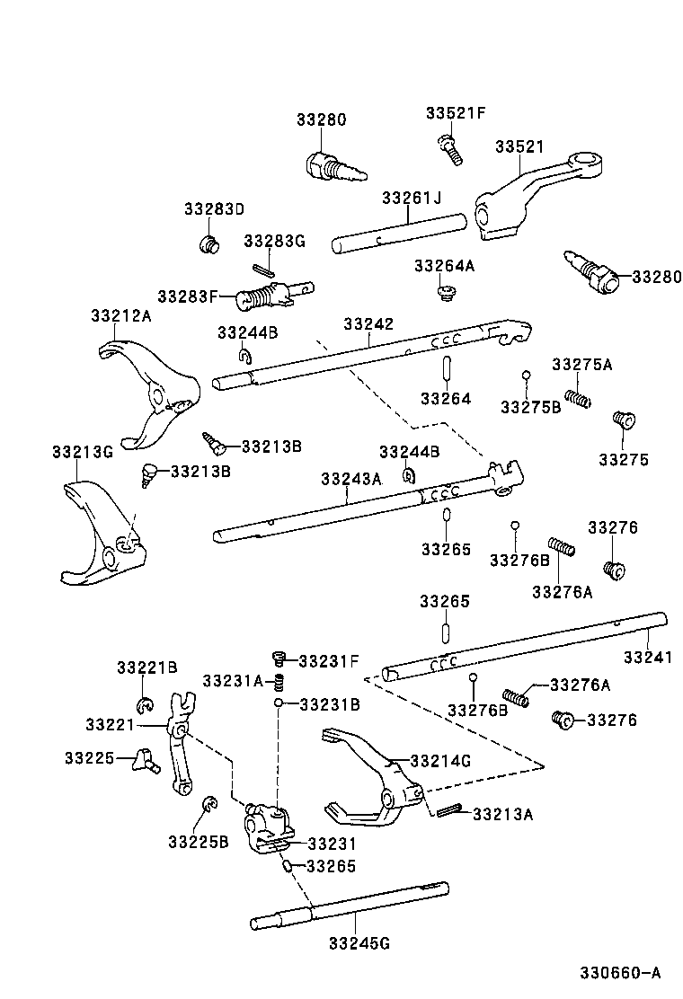 33230-35011 FORK, GEAR SHIFT, NO.3 product image