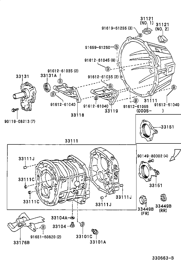 33101-35051 CASE, MANUAL TRANSMISSION product image
