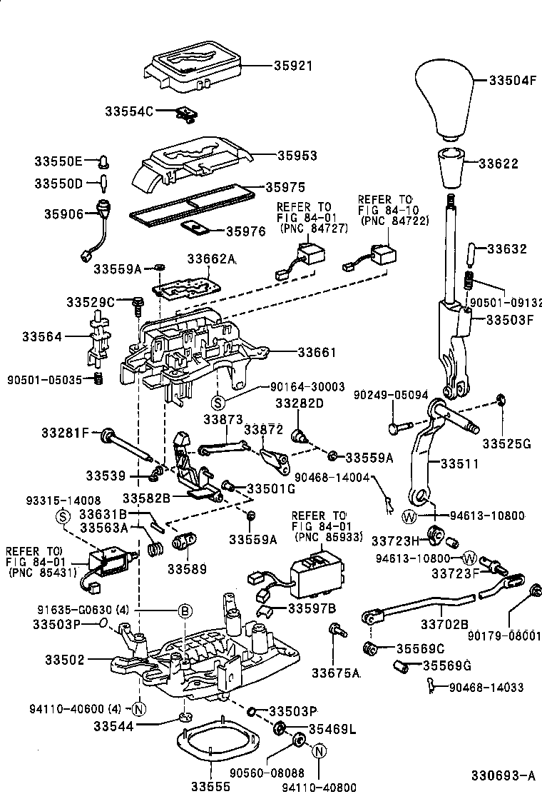 33502-24070 PLATE SUB-ASSY, SHIFT LEVER product image