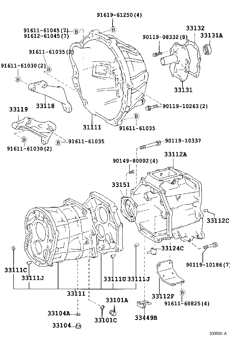 33119-60031 PLATE, STIFFENER, LH(MTM) product image