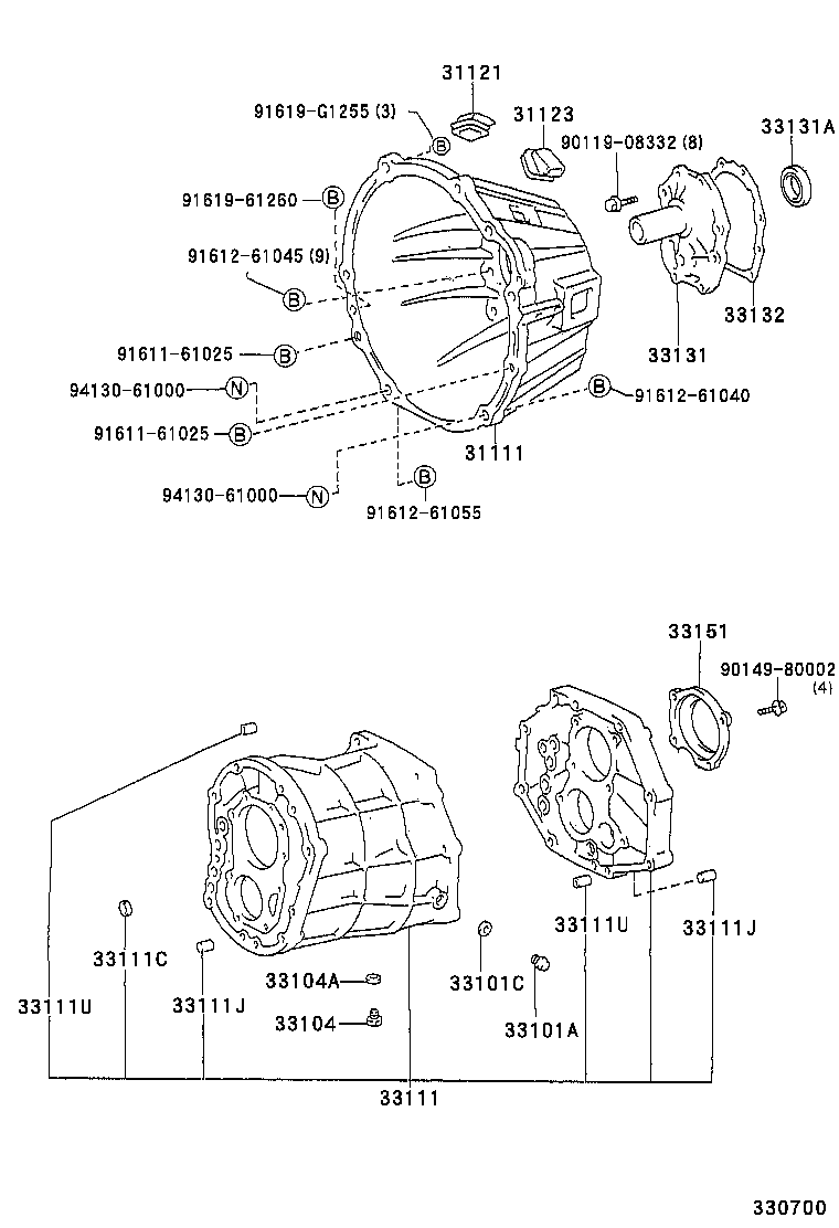 31111-25030 HOUSING, CLUTCH product image